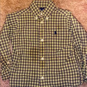 Ralph Lauren Yellow Long Sleeve Button - 3T